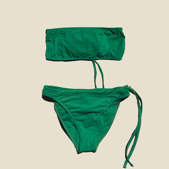 Verre 베르 Mahalo Tubetop bikini Green