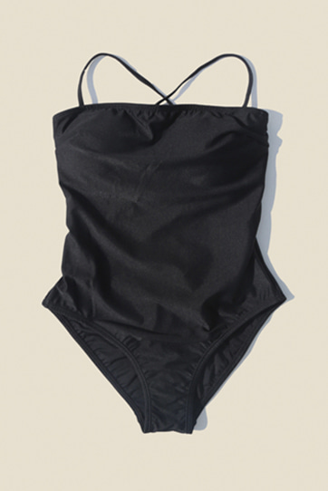 Verre 베르 Glassy monokini - black 글라시 모노키니 수영복