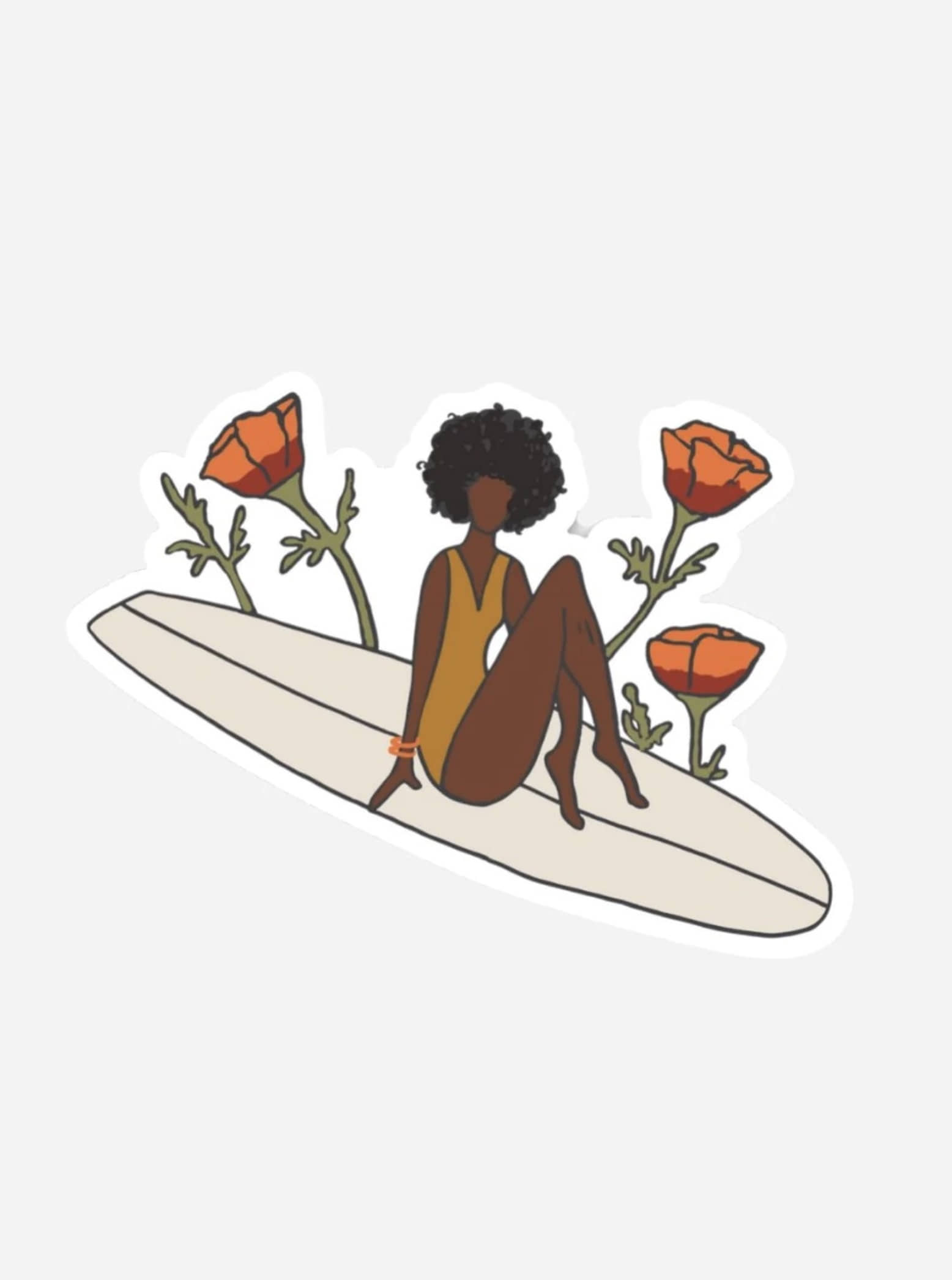 Her Waves - PADDLE OUT FOR PEACE STICKER