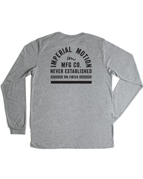Imperial Motion SYTHETIC LS TEE // GREY 임페리얼모션