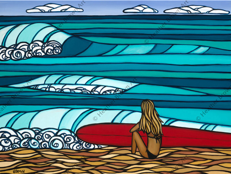 헤더브라운 Surf Girl 8x10