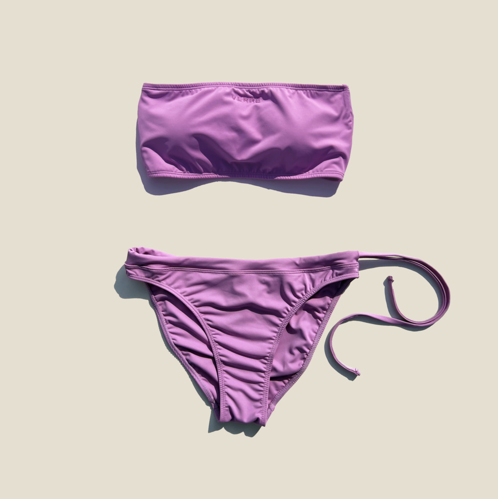 베르 Verre Mahalo tubetop Bikini #Lavender