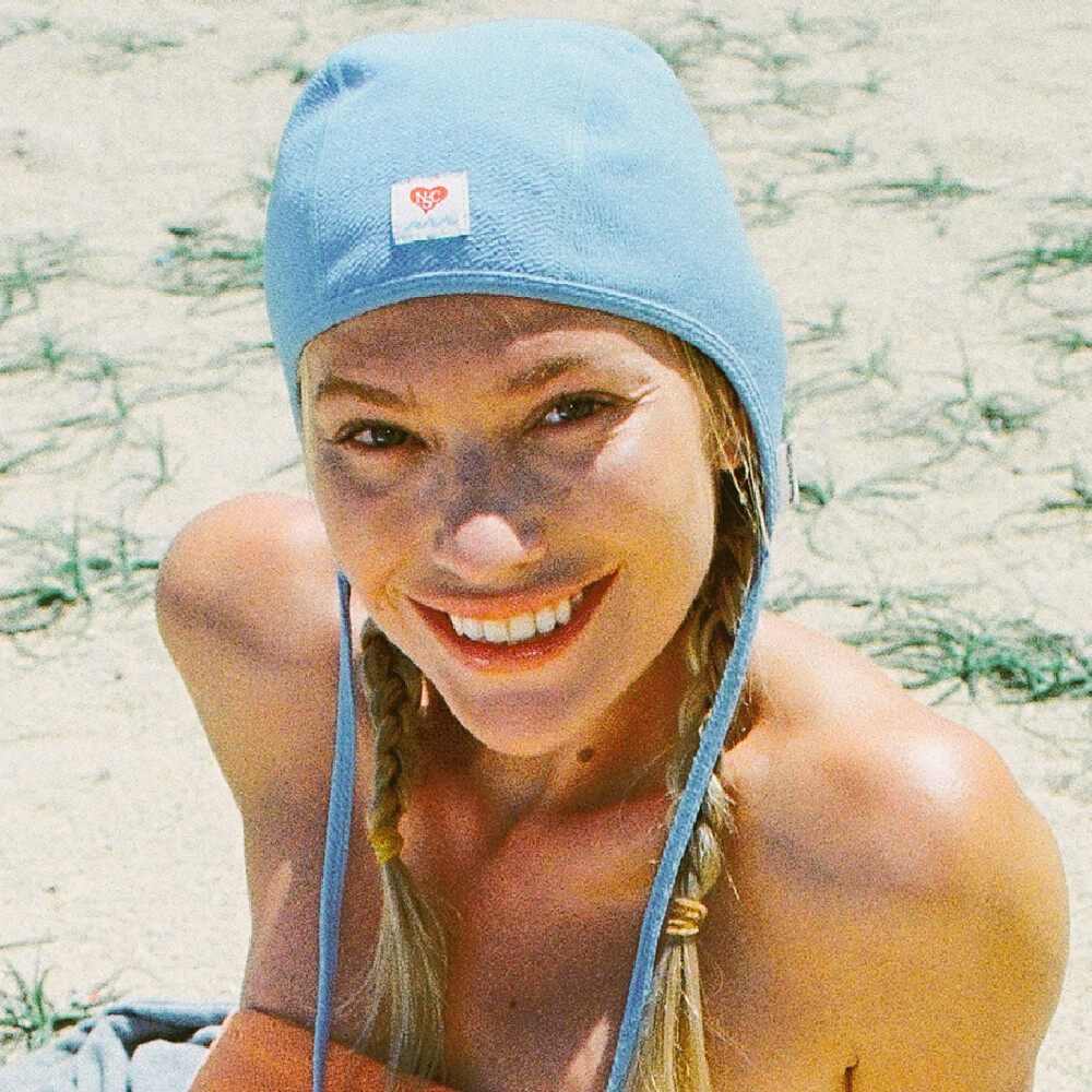 네이키드서프클럽 Naked Surf Ribbon Swim Hat (Sky Blue)