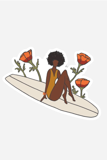 Her Waves - PADDLE OUT FOR PEACE STICKER