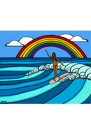 헤더브라운 Rainbow Surf 8x10