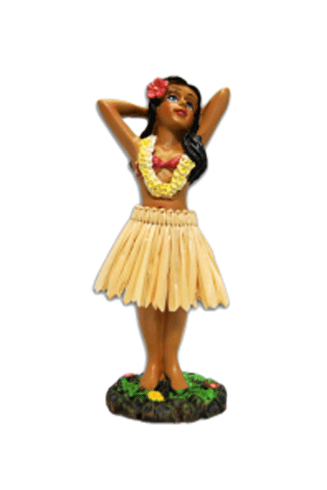 Hula Girl Posing Dashboard Doll 대쉬보드 인형