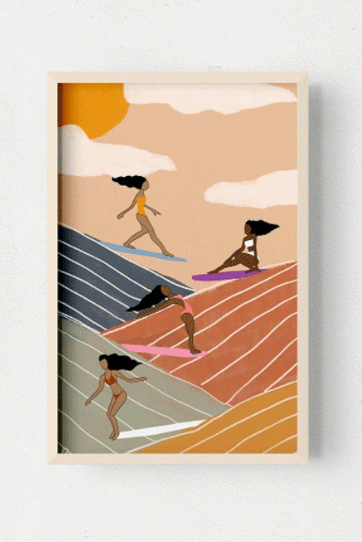 Her Waves - PARTY WAVE PRINT