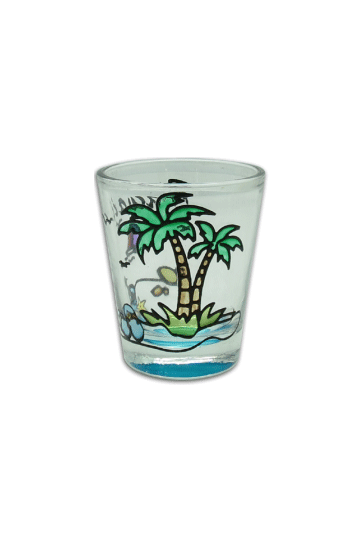 Palm Trees Beach Shot Glass 팜트리 비치 샷 글라스