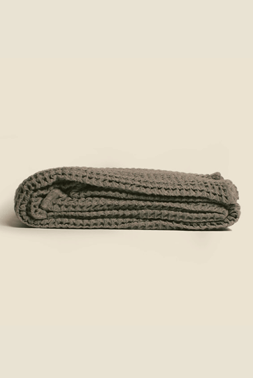 Happy Place - The Weightless Waffle Throw Blanket Aloe