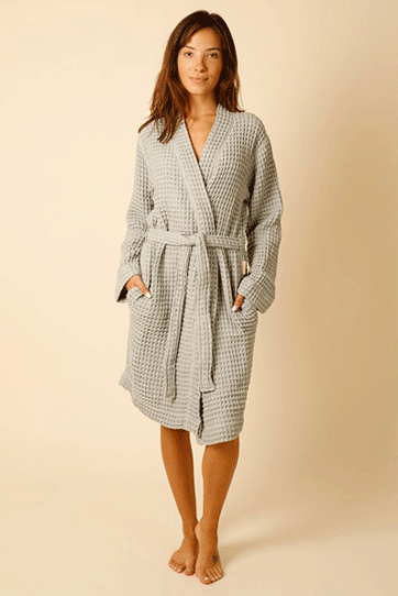 Happy Place - The Weightless Waffle Robe Aloe
