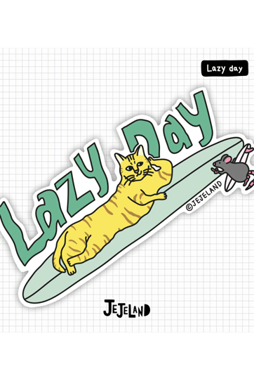 JEJELAND - Lazy Day 스티커