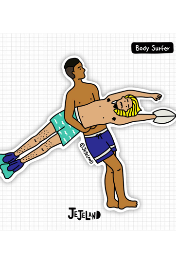 JEJELAND - Body Surfer  스티커