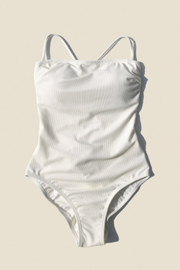 Verre 베르 Glassy monokini - white 글라시 모노키니 수영복