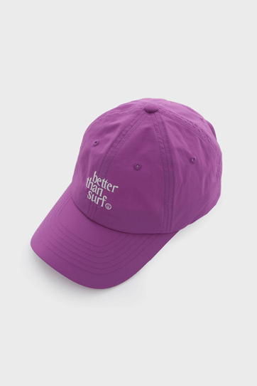 배러댄서프 Better Than Surf Smile Logo Beach Cap - Purple